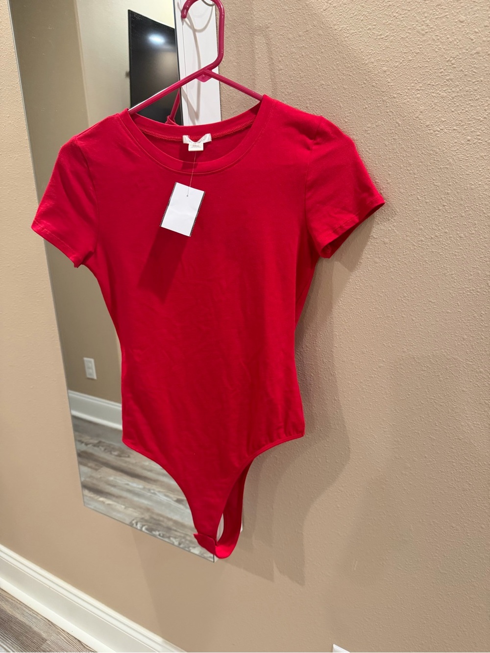 Bozzolo Red Short-Sleeve Bodysuit